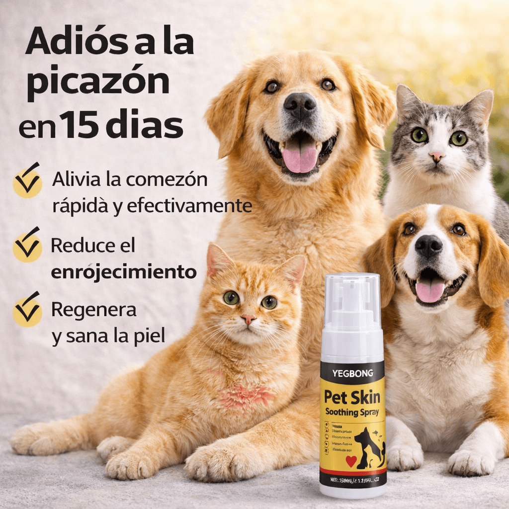 Pet Skin Spray – Alivio rápido para tu mascota